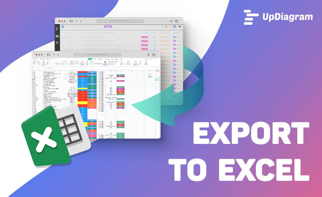 Export To Excel Updiagram